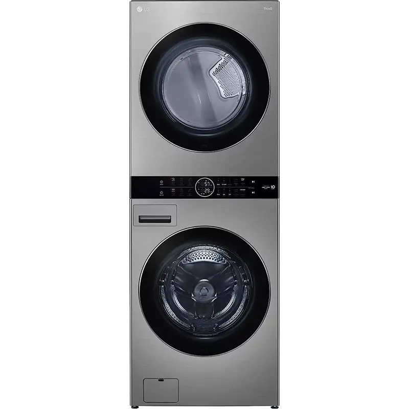 Lg Stacked Laundry Center – Electric Washer & Dryer With Turbowash 360 Wkex200Hva 1