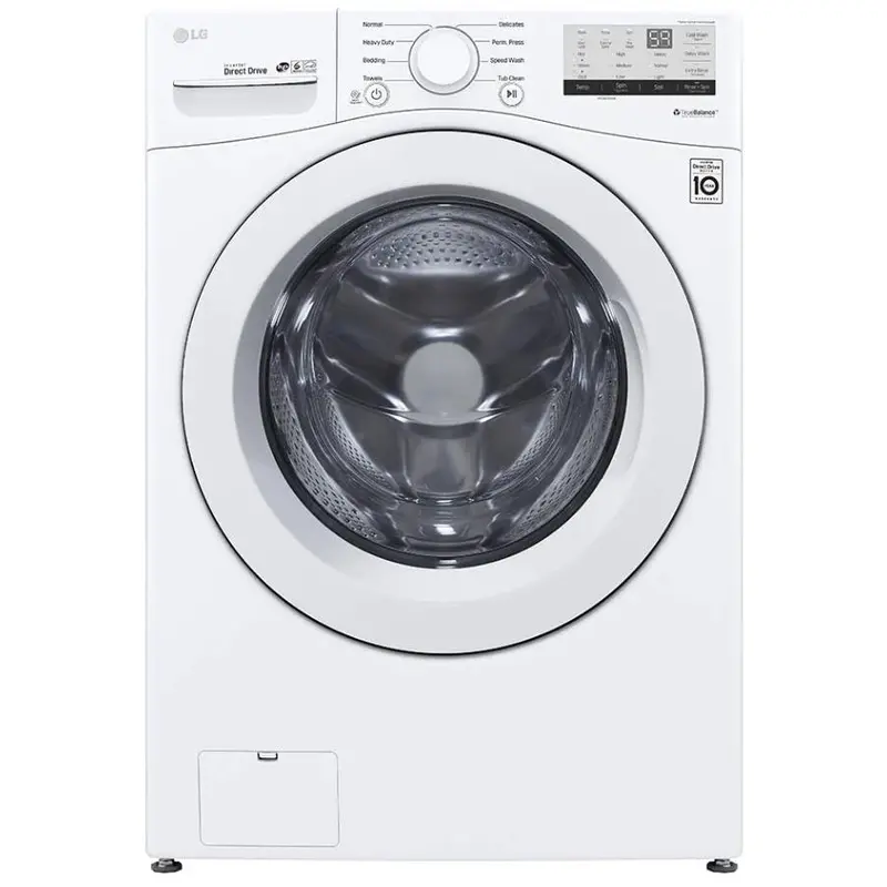 Lg Wm3400Cw 5.2 Cu. Ft. Front-Load Washer – 6Motion Technology, Wi-Fi Enabled, Turbowash360° 1