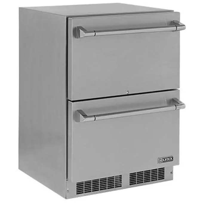 Lynx Ln24Dwr 24-Inch Outdoor Two-Drawer Refrigerator – 5.0 Cu. Ft. Weather-Resistant Design 1