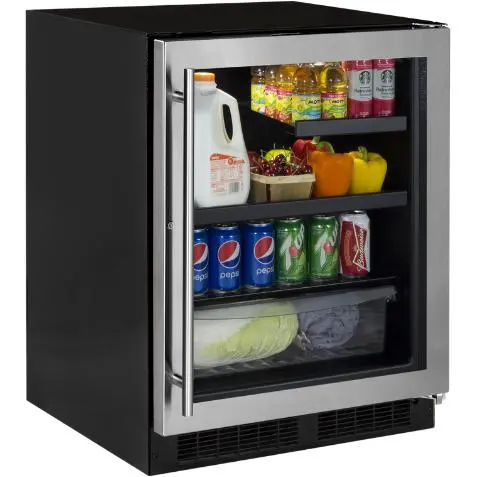 Marvel 24-Inch Built-In Beverage Center – Stainless Steel Glass Door 1