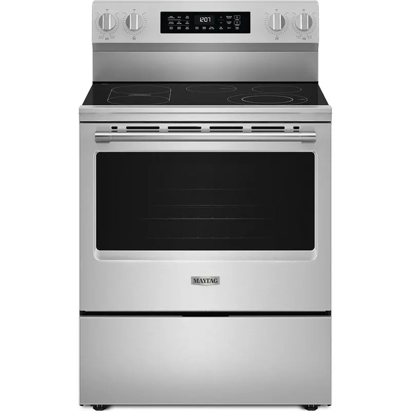 Maytag 30-Inch Freestanding Electric Range With Built-In Grill (Ymfes7030Sz) 1