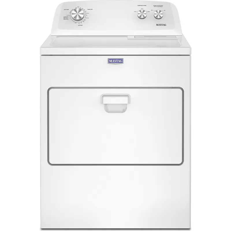 Maytag 7.0 Cu. Ft. Gas Dryer – Top Load With Wrinkle Prevent Technology (Mgd4005Sw) 1
