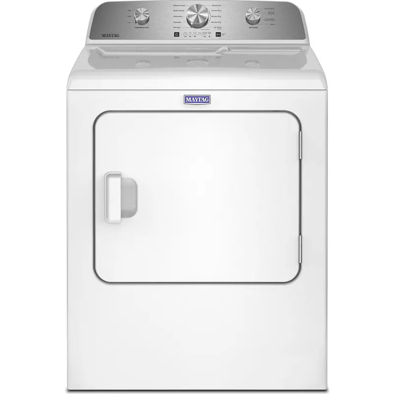 Maytag 7.0 Cu. Ft. Stainless Steel Gas Dryer – Reliable Standard Capacity 1