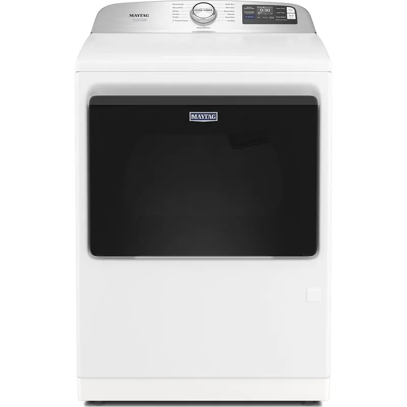 Maytag 7.4 Cu. Ft. White Electric Dryer With Pet Pro Cycle 1