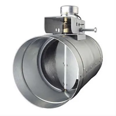 Md8S 8-Inch Spring-Loaded Backdraft Damper For Ducted Ventilation 1
