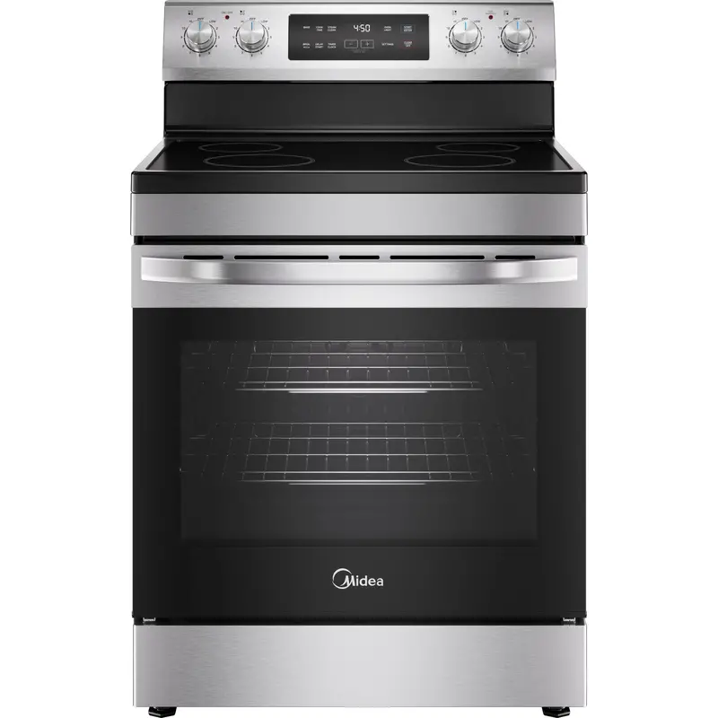 Midea Mer30B14Astc 30-Inch Freestanding Electric Range (6.3 Cu. Ft.) 1