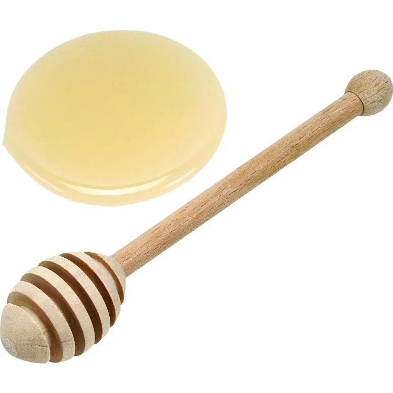 Natural Wood Honey Dipper – Drip-Free Drizzling Tool 1