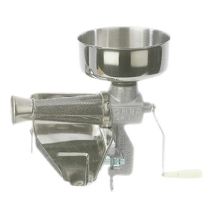 O.M.R.A. No. 5 Manual Tomato Squeezer – Traditional Stainless Steel Press (2300) 1