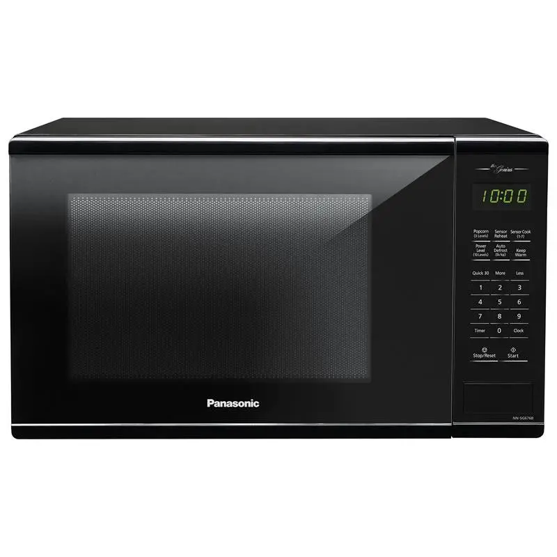 Panasonic 1.3 Cu. Ft. Countertop Microwave – Compact, 1000W Power, Black Finish (Nn-Sg676Bc) 1