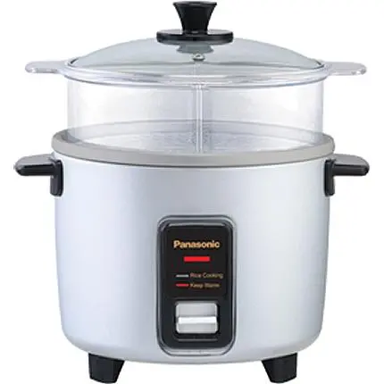 Panasonic Sr-W10Fge 5-Cup Automatic Rice Cooker With Steaming Basket 1
