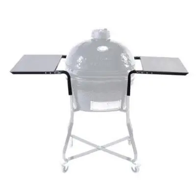 Primo 303 Stainless Steel Side Table With Integrated Shelf 1