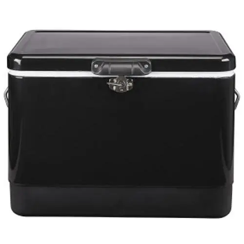 Retro Camper Cooler – 54L Portable Fridge In Sleek Black (Rto54) 1