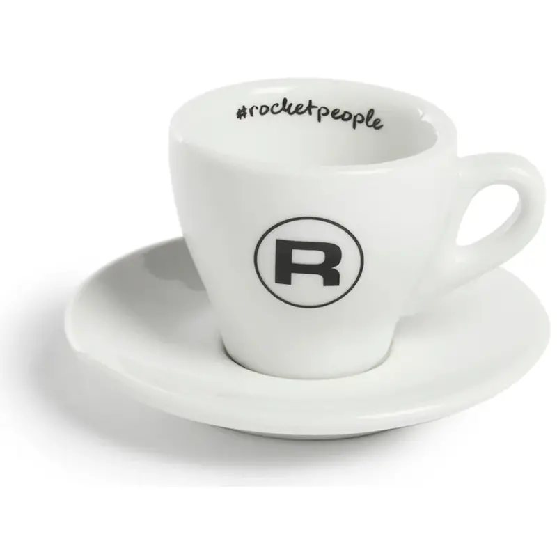 Rocket Espresso Milano Hashtag Espresso Cup Set (6 Pcs) – Premium Ceramic Shot Glasses 1