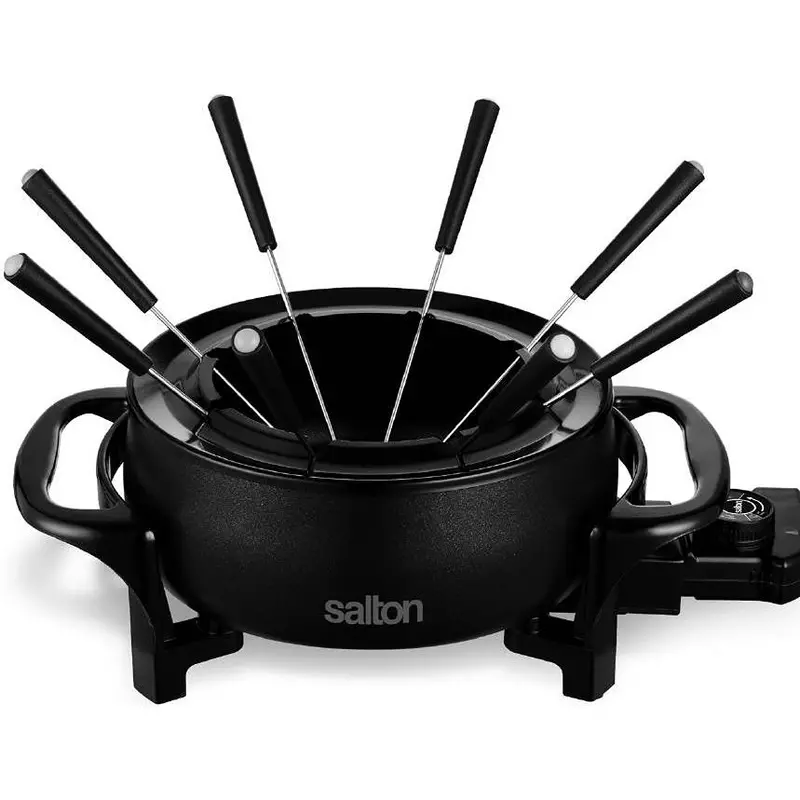 Salton Electric Fondue Set With Adjustable Temperature Control (Ef2086) 1
