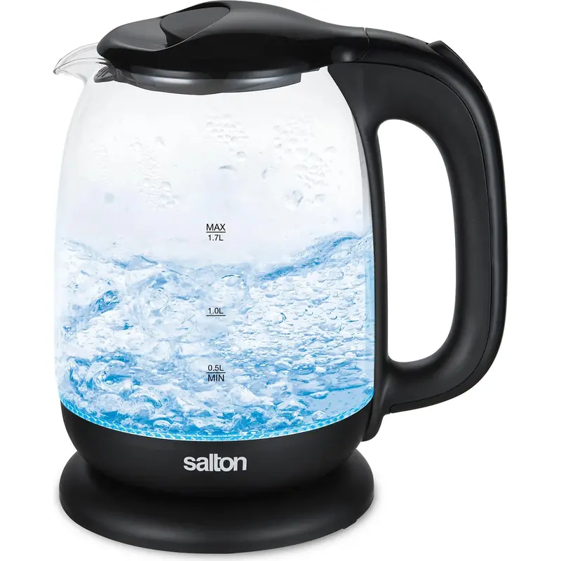 Salton Gk2182 Cordless 1.7L Glass Electric Kettle – Boil-And-Pour Design 1