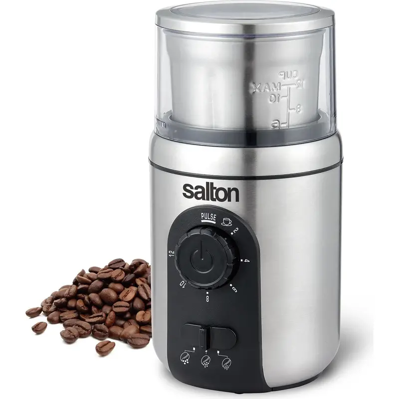 Salton Smart Electric Coffee Grinder With Precision Burrs (Cg2123) 1