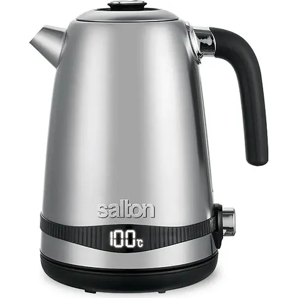 Salton Variable-Temperature Electric Kettle – 1.7L, 6 Preset Heat Settings 1