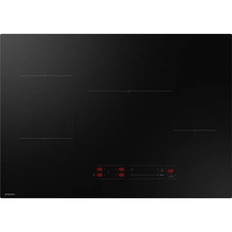 Samsung 30-Inch Smart Induction Cooktop With 4 Cooking Zones And Touchscreen Controls 1