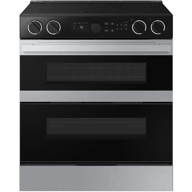 Samsung 30-Inch Wi-Fi–Enabled Slide-In Electric Range (Nse6Dg8550Srac) 1