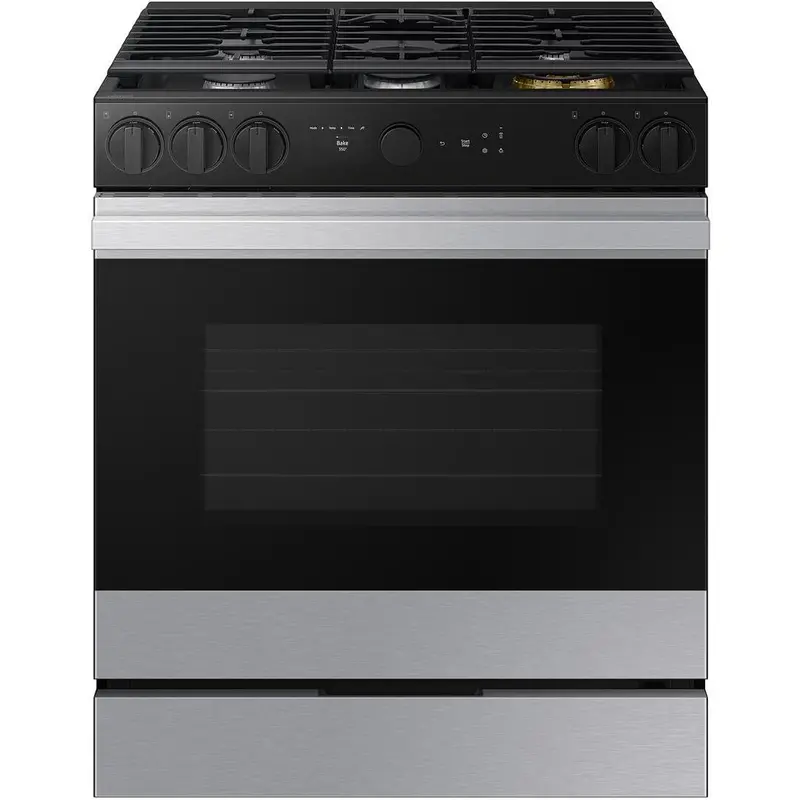 Samsung Nsg6Dg8500Sr/Aa Bespoke 6.0 Cu. Ft. Slide-In Gas Range 1