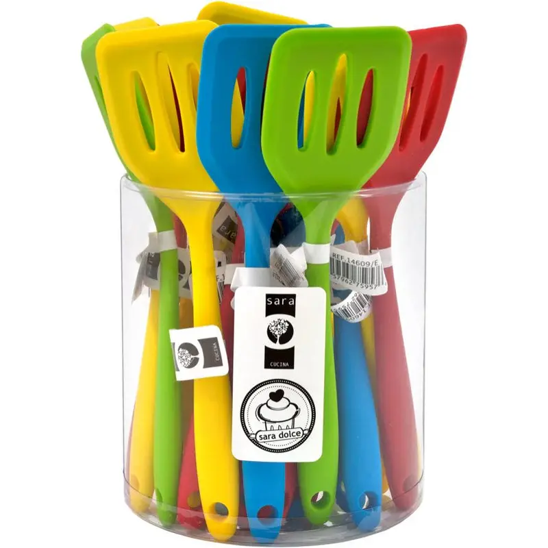 Sara Moka 14609/E Mini Slotted Turner – Ergonomic Stainless Steel Kitchen Tool 1