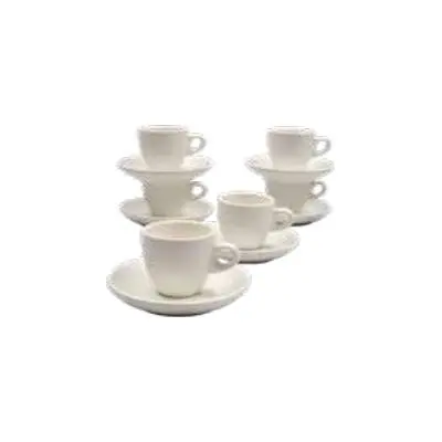 Sara Moka Opaca Espresso Cup Set – 6-Piece Matte-Finish Ceramic Set 1