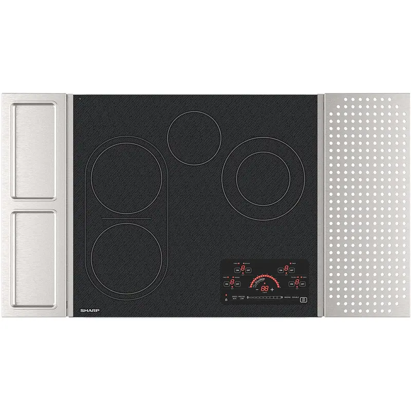 Sharp Scr2442Fb – 24" Built-In Electric Cooktop 1