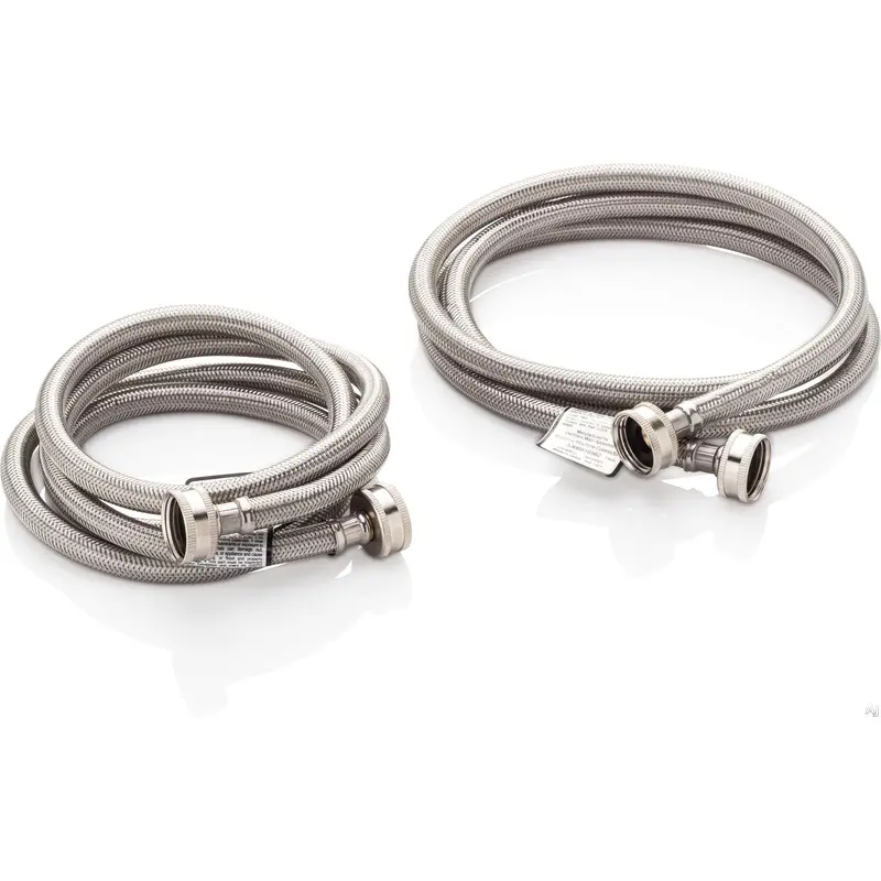 Smart Choice Stainless Steel Braided Washer Fill Hoses – Pair (2Ssfilhose) 1
