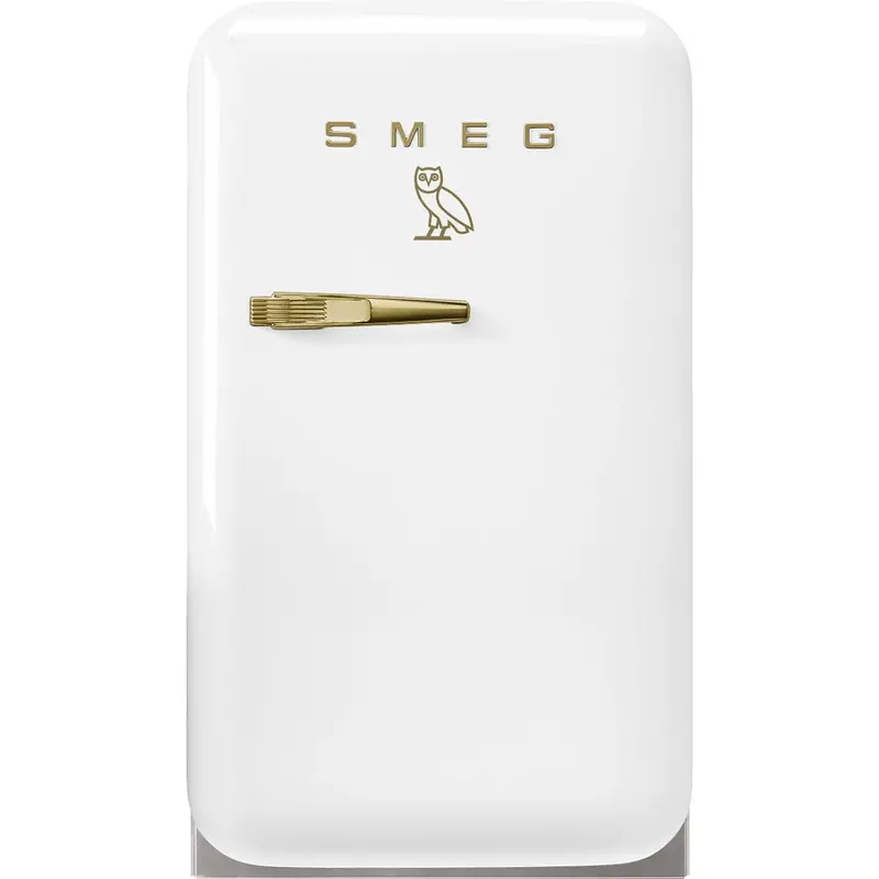 Smeg 16-Inch Compact Refrigerator – 1.2 Cu. Ft. Upright Fridge In Dove White (Fab5Urdovow3) 1