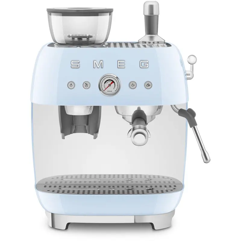 Smeg Egf03Pbus Manual Espresso Machine In Pastel Blue 1