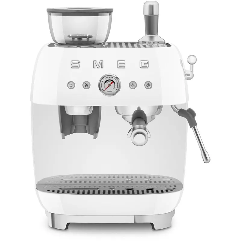 Smeg Egf03Whus Manual Espresso Machine In White 1