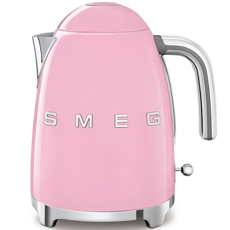 Smeg Klf03Pkus Retro-Style 1.7L Electric Kettle – Pink 1