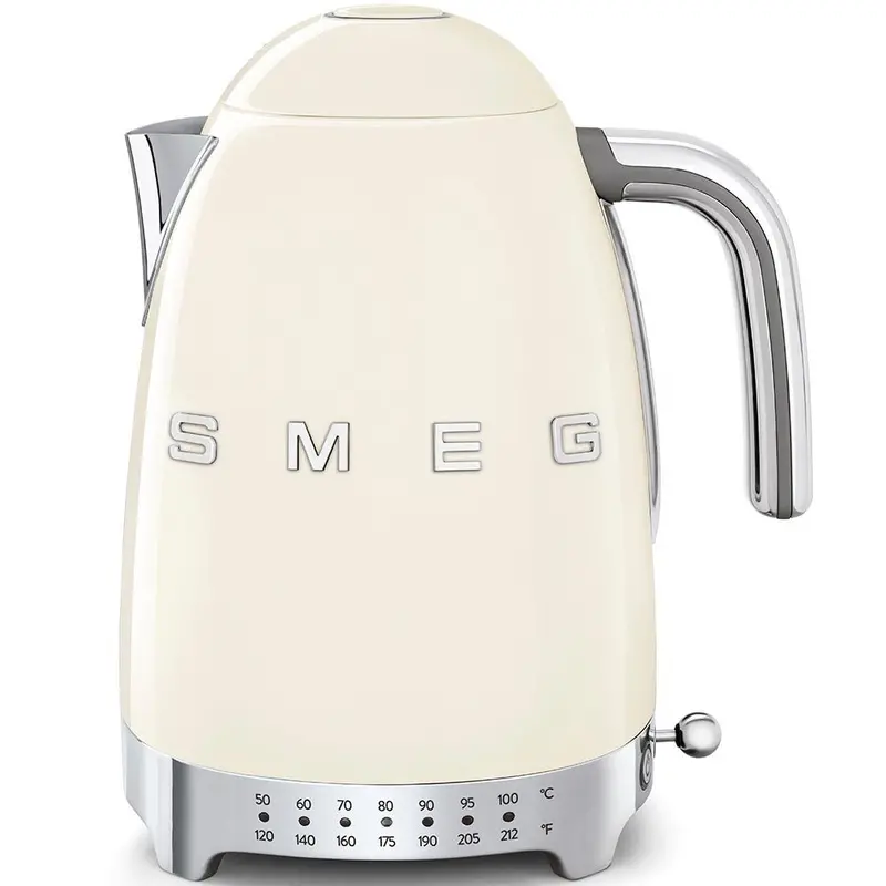 Smeg Klf04Crus Retro-Style 1.7L Electric Kettle – Cream 1