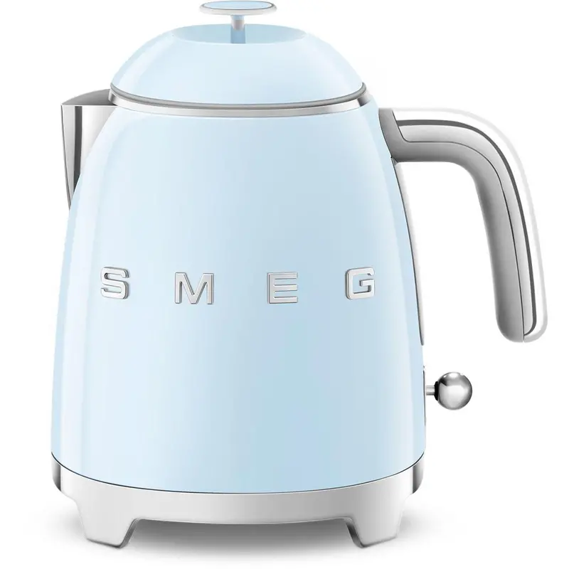 Smeg Klf05Pbus Compact Retro-Style 0.8L Electric Kettle In Pastel Blue 1