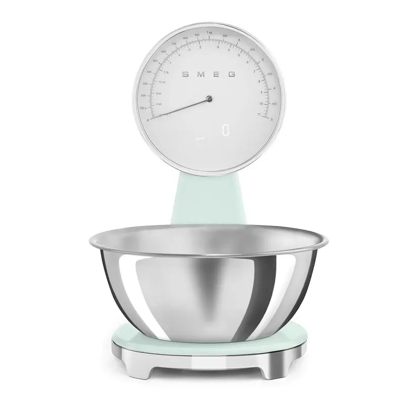 Smeg Ksf01Pgww Digital-Analog Kitchen Scale – Pink Finish 1