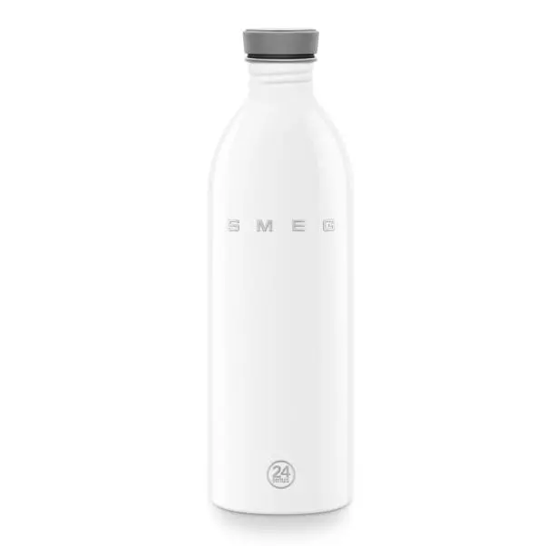 Smeg Non-Insulated Stainless Steel Water Bottle – White (Wbf02Wh) 1