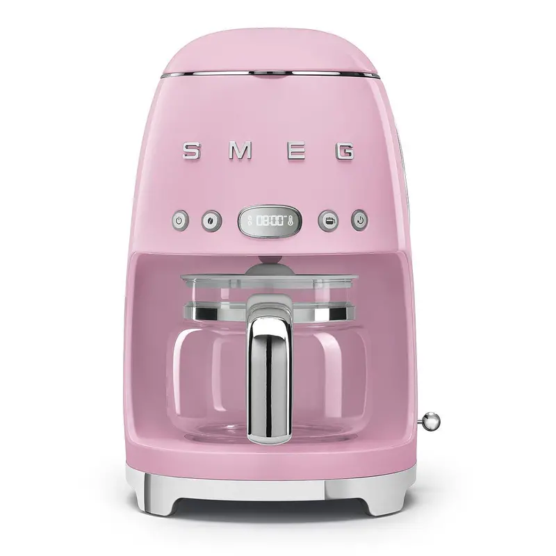 Smeg Retro Drip Coffee Maker With Glass Carafe Dcf02Pkus 1