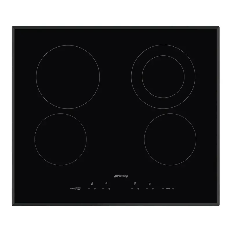 Smeg Seu244Etb 24-Inch Built-In Electric Cooktop With Four Heating Zones 1