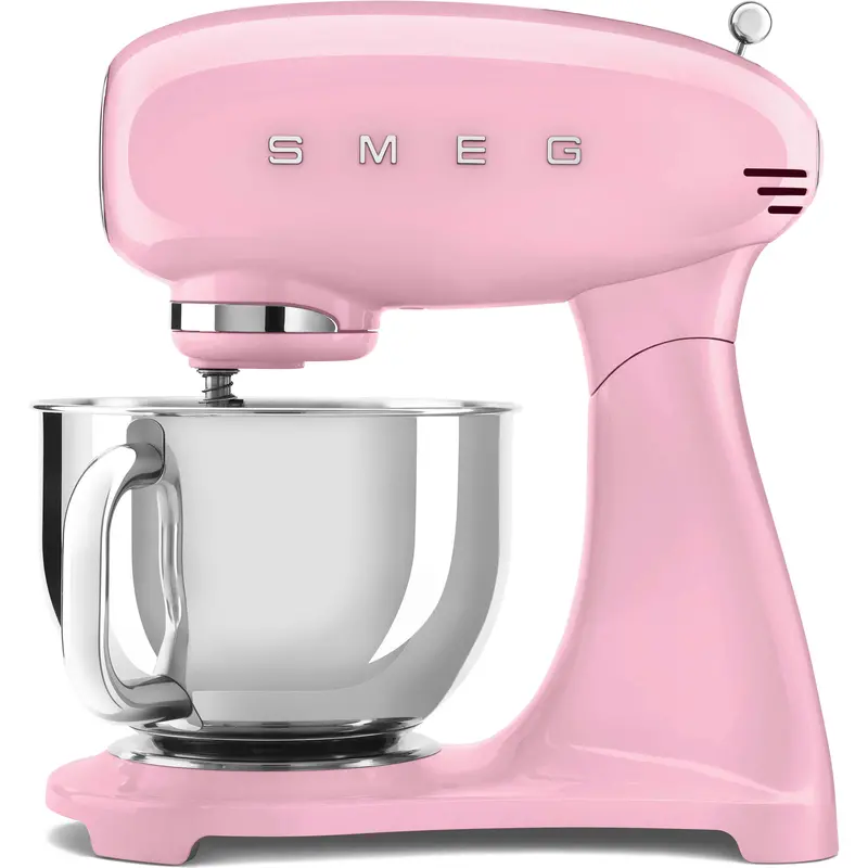 Smeg Smf05Pkus Retro 5-Quart Stand Mixer In Pink – Classic 1950S Look 1