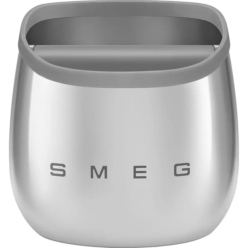 Smeg Stainless Steel Knock Box – Compact Coffee Grounds Disposal (Eckb01) 1