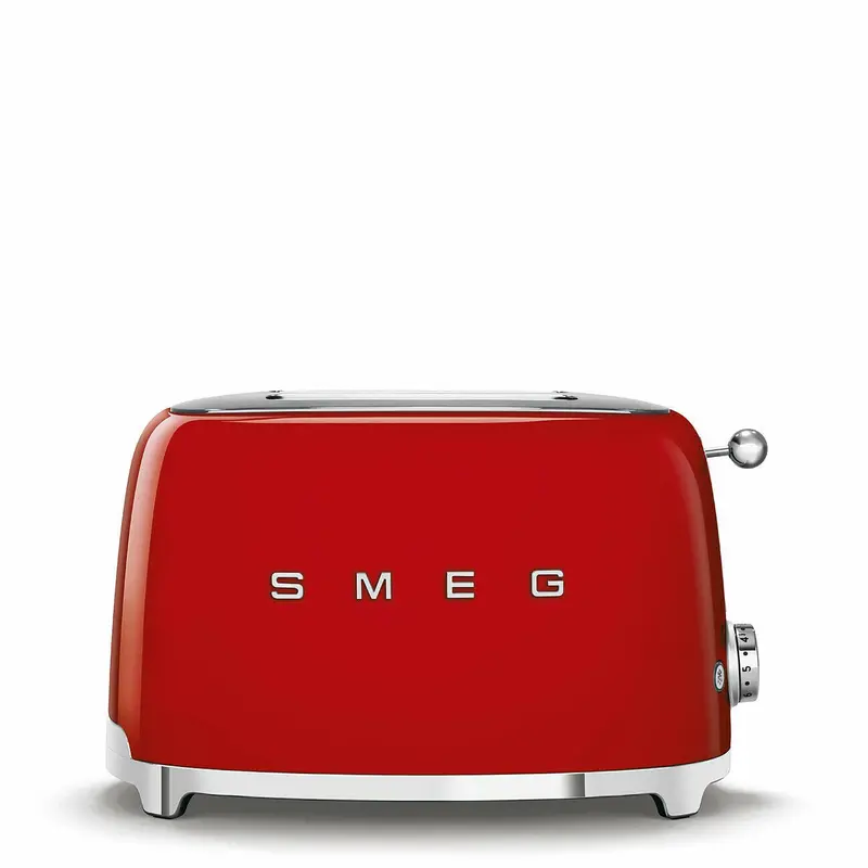 Smeg Tsf01Rdus Retro-Style 2-Slice Toaster In Bold Red 1