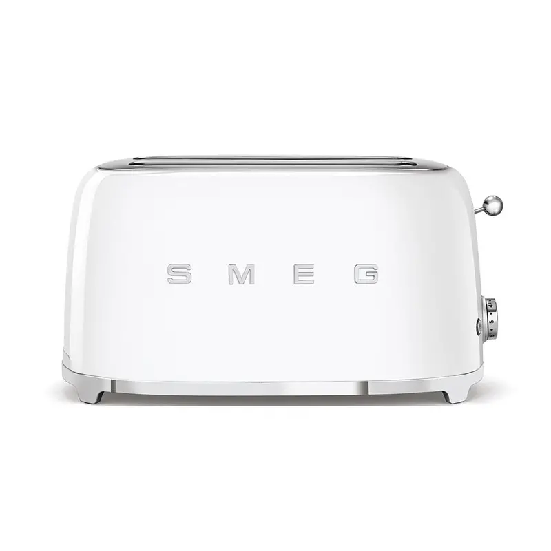 Smeg Tsf02Whus Retro-Style 4-Slice Toaster In Glossy White 1