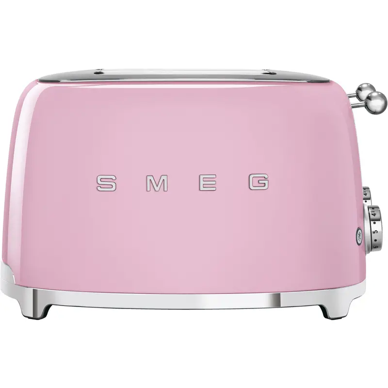 Smeg Tsf03Pkus 4-Slice Retro Toaster In Powder Pink 1