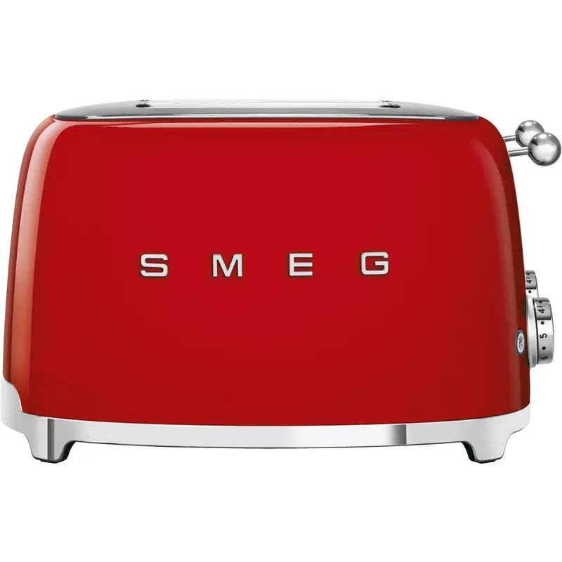 Smeg Tsf03Rdus 4-Slice Retro Toaster In Bold Red 1