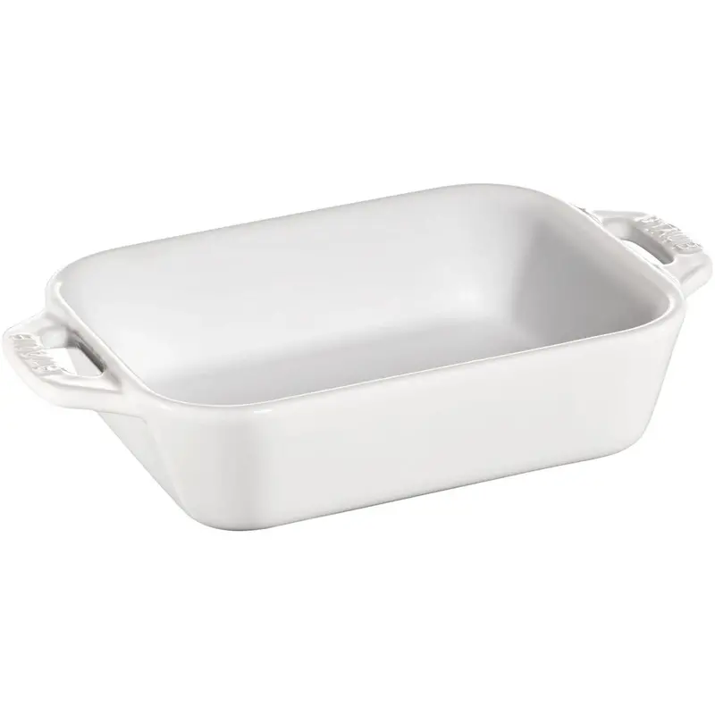 Staub 0.4L Small Rectangular Ceramic Oven Dish – Mini Enamel Baking Dish 1