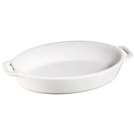 Staub 1.1L Ceramic Oval Baking Dish For Oven Use 1