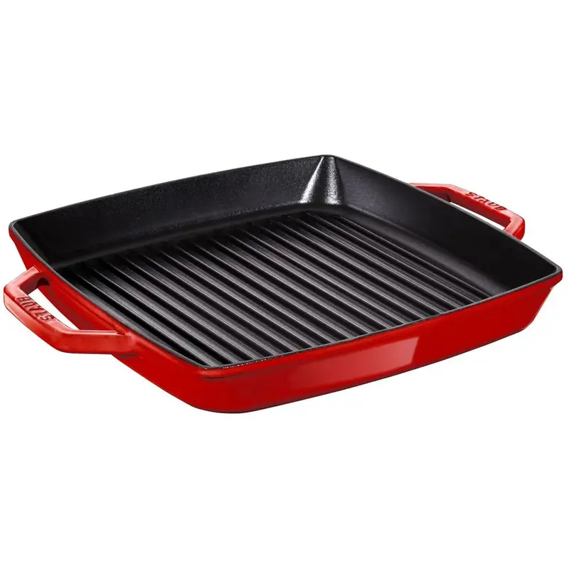 Staub 33Cm Square Cast Iron Grill Pan – Professional Grade 1