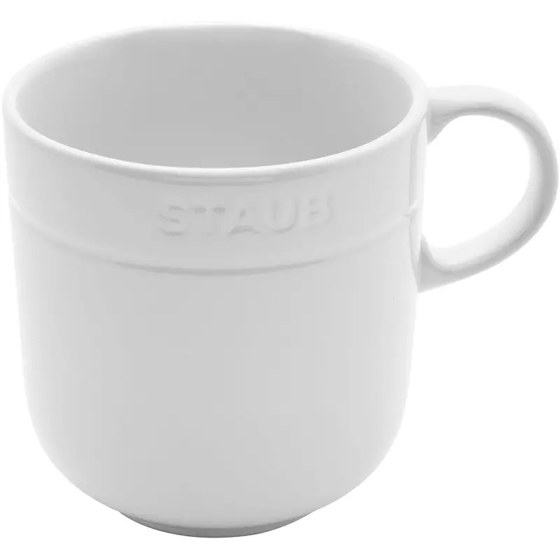 Staub 4-Piece Large Ceramic Mug Set – Modern Round Design 1