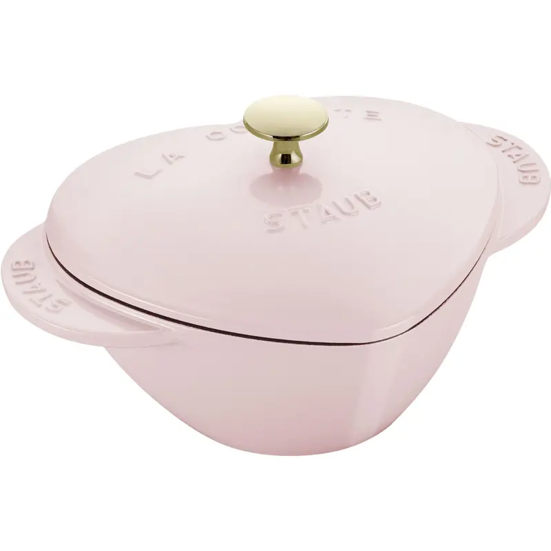 Staub La Cocotte 1.75-Quart Heart-Shaped Enameled Cast Iron Dutch Oven 1