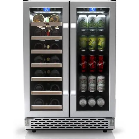 Tcl B422D3 4.46 Cu. Ft. Dual-Zone 20-Bottle Wine Cooler 1